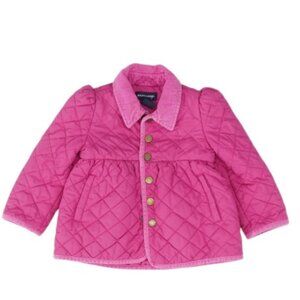 Ralph Lauren Fuchsia Quilted Kids Puffer Jacket